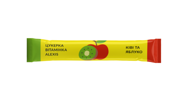 Цукерка вітамінка з яблуком та ківі